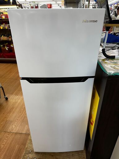 ☆ジモティー割引有☆ (S備)ハイセンス/2ドア冷蔵庫/HR-B12C/120L/2021