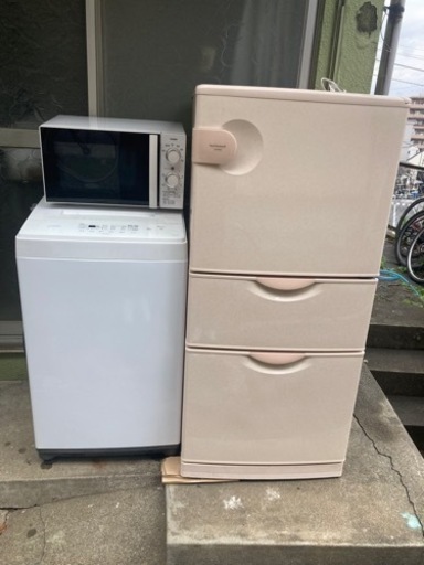 家電 セット(冷蔵庫、洗濯機、電子レンジ)