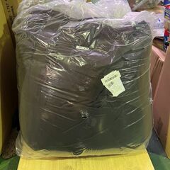 売約済み！【半額値下げ】P12-037　ビーズクッション　ブラウン  キューブソファMLの画像