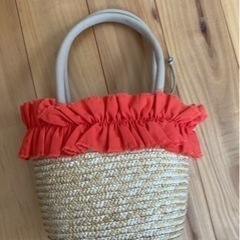 新品　未使用　キッズ用　ブランシェス　フリルカゴバッグの画像