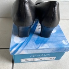 値下げしました【中古品】②AQUA LADY ブラックパンプスの画像