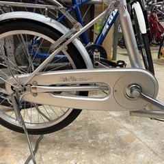 自転車 20インチ シルバー BRUMEの画像