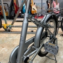 自転車 20インチ シルバー BRUMEの画像