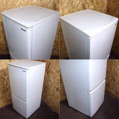 ※売却済※【引き取り限定】SHARP シャープ 冷凍冷蔵庫 137L SJ-D14F-W　ホワイト系 　2020年製の画像