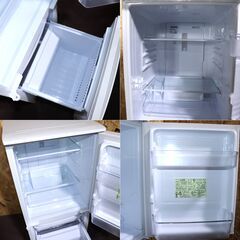 ※売却済※【引き取り限定】SHARP シャープ 冷凍冷蔵庫 137L SJ-D14F-W　ホワイト系 　2020年製の画像