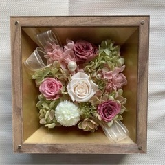 新品　未使用　箱付き　プリザードフラワー　家具 インテリア雑貨/...