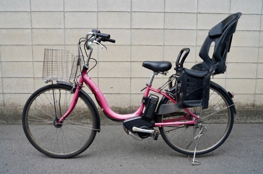 {受付中}?⭐️超特価⭐?電動自転車 ヤマハ 26インチ 子供乗せ アシスト 中古 040801
