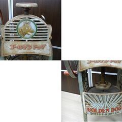 昭和レトロ かき氷機 当時物 手動式 ゴールデンドッグ GOLDEN DOG