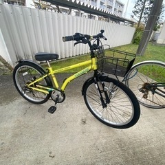 24インチ　子供自転車 クロスバイク