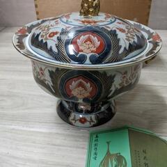  林九郎  蓋付鉢  共箱 有田焼 古伊万里様式 高級和食器 古美術の画像