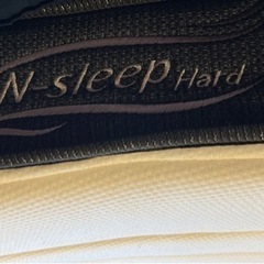 美品,シングルマットレス(Nスリープハード,ホワイト幅97×奥行197×高さ29cmの画像