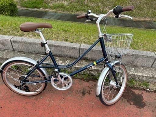 ネスト ミニベロ 自転車 refmo-D リフモ-D マットダークブルー NE-22-016 [外装6段 /20インチ]2022年モデ