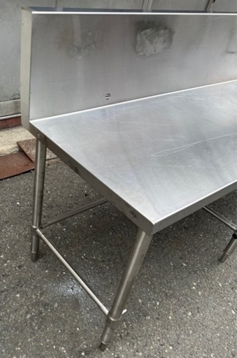 業務用 マルゼン コンロ台 作業台 調理台 1740×600×680+300 キッチン 用品 店舗 居酒屋 焼き台 ガス台 三方枠 厨