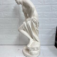 石膏像 裸体像 女性 石膏デッサン 彫刻像 美術 芸術  全長約64cm TOPART トップアート ☆札幌市 白石店の画像
