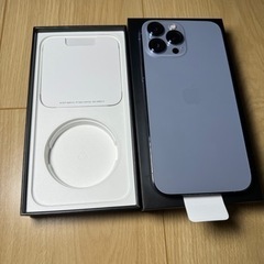 iPhone 13 Pro Max シエラブルー 256gb 交換品 未使用品 SIMフリー