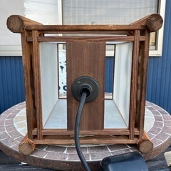 TOSHIBA 東芝 木枠 照明 ライト 和風 昭和 ペンダントライト  木製 和室の画像