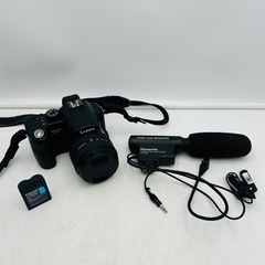 【‼️マイク付き‼️】デジカメ　ステレオズームマイク　ジャンク🌟DMC-FZ50🌟の画像
