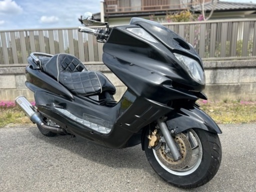 ☆マジェスティ.フルカスタム車☆バッテリー・プラグなど新品交換☆色々整備で快調です☆250ccビッグスクーター☆