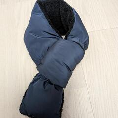 メンズ　マフラー　ボア　ネイビー　NAVYの画像