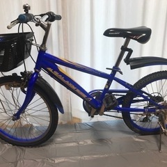 ◇決まりました◇ 自転車 クロスバイク　マウンテンバイク　20インチ 男の子　ブルーの画像