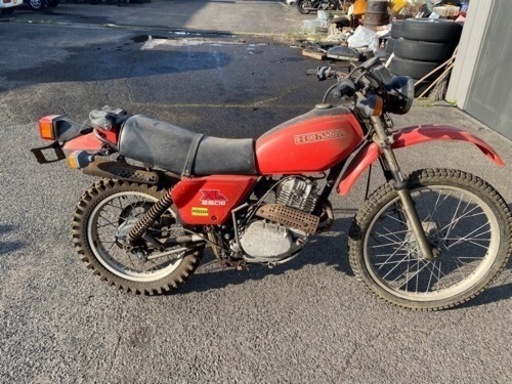 ホンダ　XL250S 書付　レストアベース　部品取り　L250S