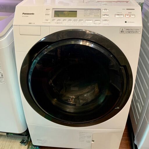 送料無料・設置無料有りPanasonic ドラム式洗濯乾燥機 10.0/6.0k 2021年製 NA-VX700BR 中古