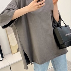 【韓国ファッション】韓国製　ビッグサイズ　半袖Tシャツの画像