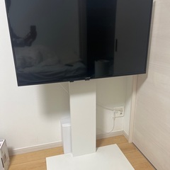 43型　テレビ台付きテレビ