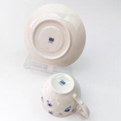 保谷クリスタル（HOYA CHINA）ティーセット6客セットの画像