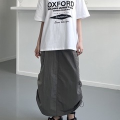 【韓国ファッション】オーバーサイズ　半袖プリントTシャツの画像