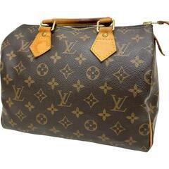 【LOUIS VUITTON/ルイ・ヴィトン】 モノグラム M41528 スピーディ25 ミニボストンバッグ ハンドバッグ PVC ブラウン レディース【中古】【真子質店】【GD】【DKMi】