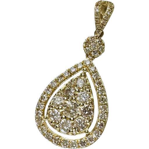 ダイヤモンド 1.00ct ペンダントトップ K18ゴールド 18金 1.4g