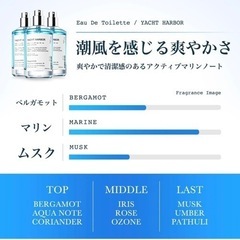 NILE YACHT HARBOR オードトワレ 50ml マリン 海 潮風 爽やか ムスクの画像