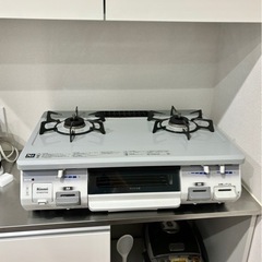 【リンナイ】２口ガスコンロ 都市ガス (DCM02PGW)の画像