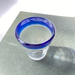 メキシコ EMPORION ビンテージ 蚤の市 コップ ワイングラス マルガリータガラス 食器 民芸品の画像
