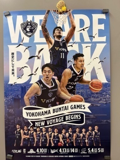 5/5横浜ビーコルセアーズ　ファジーカスの最終試合　横浜BUNTAI ホームゲーム　チケット2枚