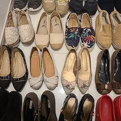 値下げ‼️婦人靴20足→17足セット大セール👠‼️レディース パンプス 靴 スニーカー スリッポン ぺたんこ new balance クロックス ブーツの画像