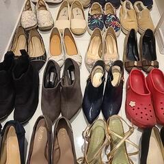 値下げ‼️婦人靴20足→17足セット大セール👠‼️レディース パンプス 靴 スニーカー スリッポン ぺたんこ new balance クロックス ブーツの画像