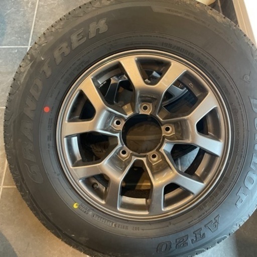 【新車外し】スペア用1本JB74 195/80R15 AT20 純正アルミホイールセット