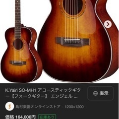 中古　アコースティックギターケース付きの画像