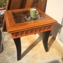 訳あり値下げ！コーヒーテーブル＆ランプセット