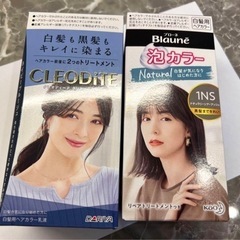 【新品未開封】ヘアカラー2種(クレオディーテ/ブローネ泡カラー) 
