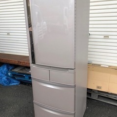 北九州市内配送無料　保証付き　日立 HITACHI R-S420CM-T [真空チルドSL冷蔵庫 (415L・右開） 5ドア ソフトブラウン]