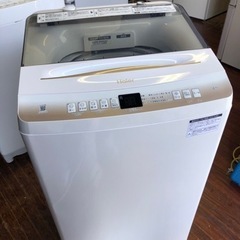 北九州市内配送可能　保証付き　Haier ハイアール 洗濯機 全自動電気洗濯機 JW-U60HK 6.0g 2022年製 ホワイト 簡易乾燥機能付 