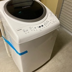 洗濯乾燥機 東芝製 ZABOON 8キロ 2021年式
