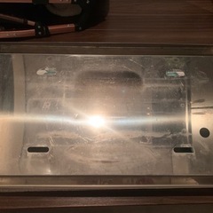 ナンバー枠大型用トンガリステンレスの画像