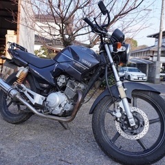 ヤマハybr125BEAMSフルエキマフラー付き不動車
