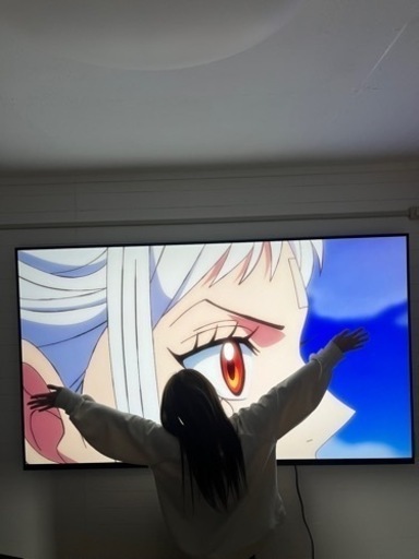 家電 テレビ 液晶テレビ　77インチV型