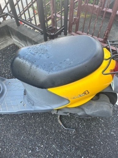 レッツ4 原付　バイク　黄色　スズキ