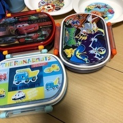 アンパンマン 妖怪ウォッチお皿無し。お弁当箱　水筒の画像